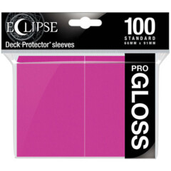 Ultra Pro - Standard Deck Protectors: Eclipse Pro-Gloss Pink 100 ct